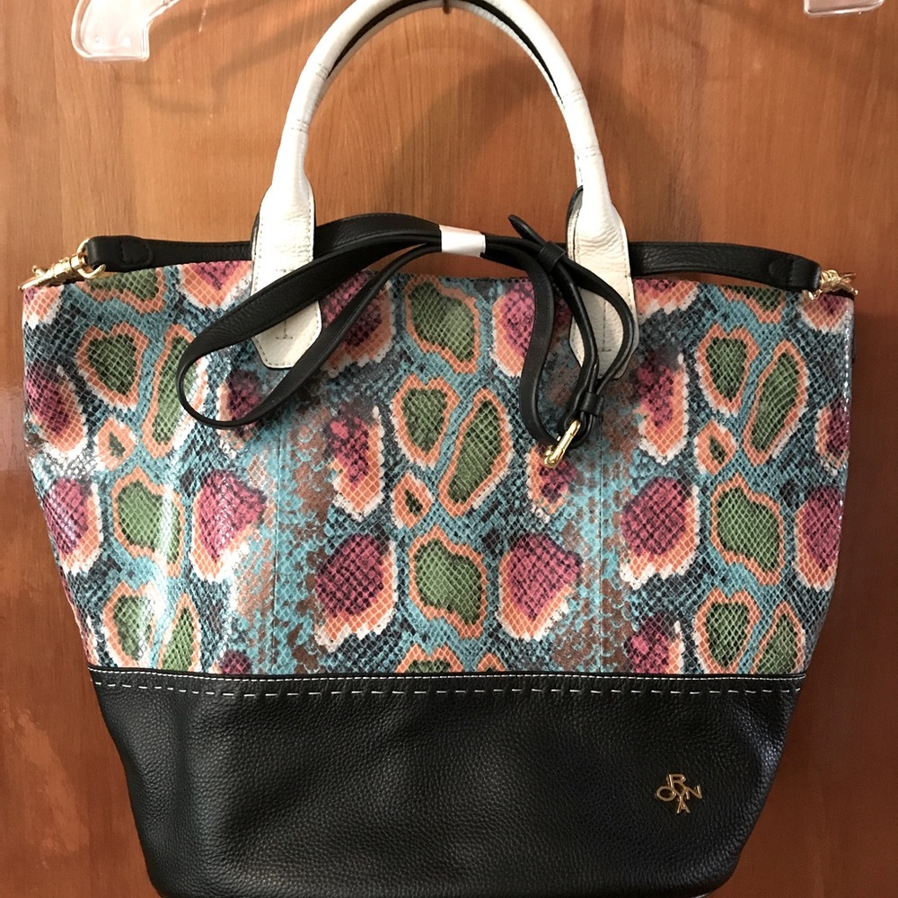 New without tags orYANY large tote bag Multicooker with black bottom